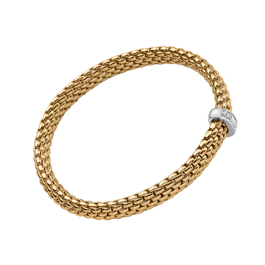 Vendôme Flex'it Armband mit Diamanten, Bicolor-Gold • Diamant von FOPE (58302BX_BB_G_XBX_0XS)