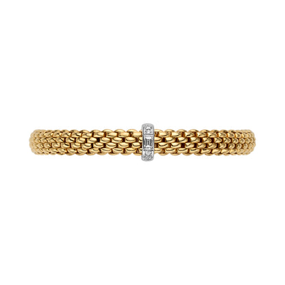 Vendôme Flex'it Armband mit Diamanten, Bicolor-Gold • Diamant von FOPE (58302BX_BB_G_XBX_0XS)