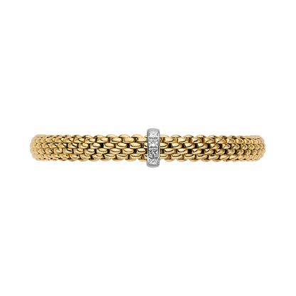 Vendôme Flex'it Armband mit Diamanten, Bicolor-Gold • Diamant von FOPE (58402BX_BB_G_XBX_0XS)