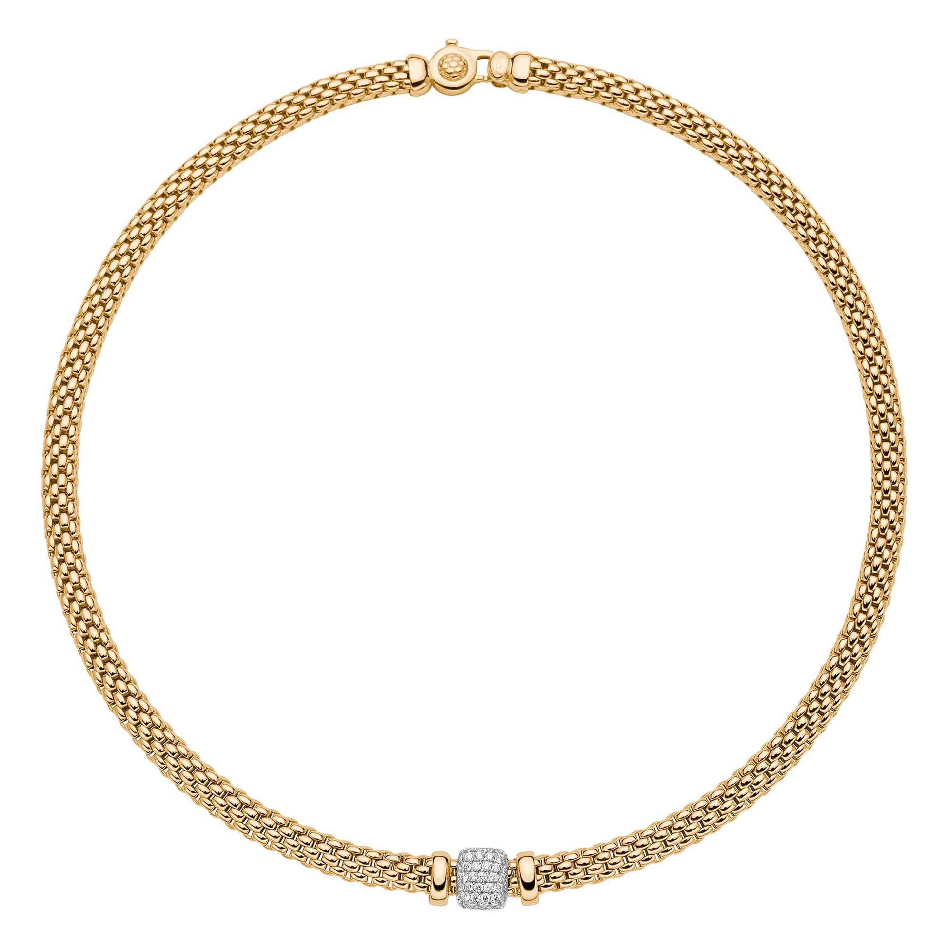 Vendôme Flex'it Collier, Bicolor-Gold • Diamant von FOPE (56102CX_PB_G_XBX_042)