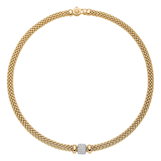 Vendôme Flex'it Collier, Bicolor-Gold • Diamant von FOPE (56102CX_PB_G_XBX_042)