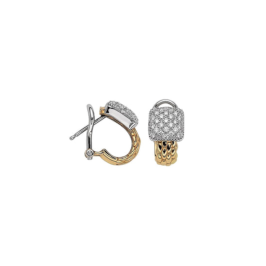 Vendôme Flex'it Ohrringe, Bicolor-Gold • Diamant von FOPE (56102OX_PB_G_XBX_000)