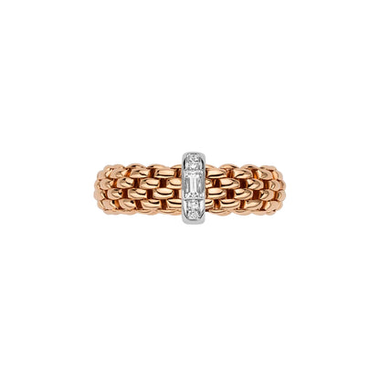 Vendôme Flex'it Ring mit Diamanten, Bicolor-Gold • Diamant von FOPE (58302AX_BB_R_XBX_00S)