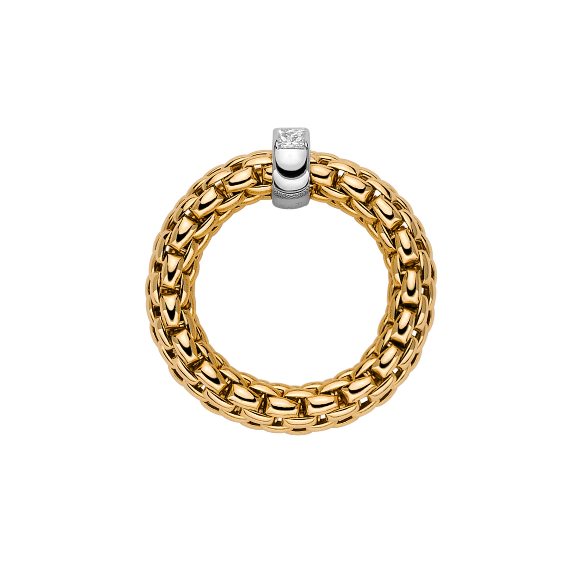Vendôme Flex'it Ring mit Diamanten, Bicolor-Gold • Diamant von FOPE (58402AX_BB_G_XBX_00S)