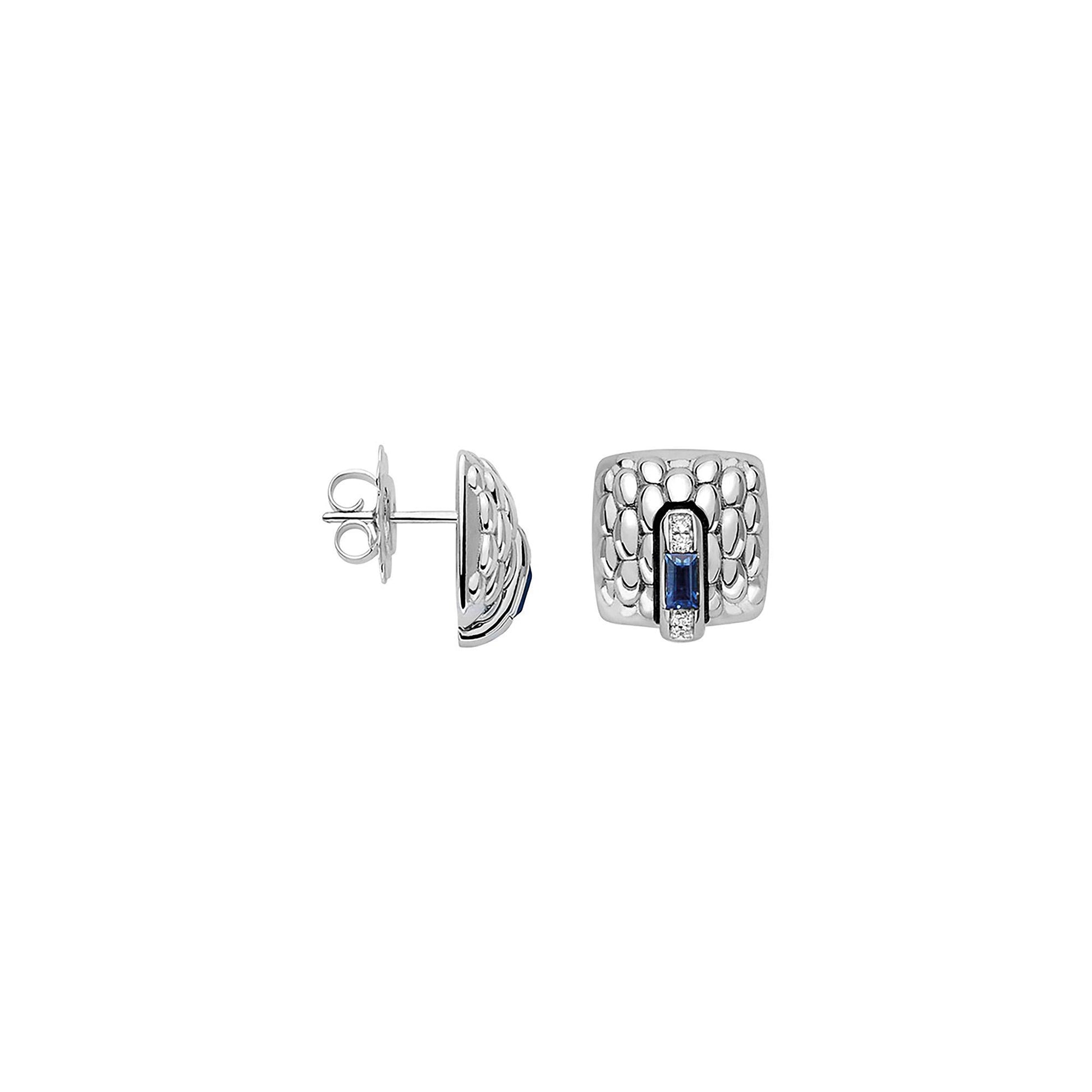 Vendôme Gold Ohrstecker, Weißgold • Diamant • Saphir von FOPE (58302OX_B2_B_XXX_000)