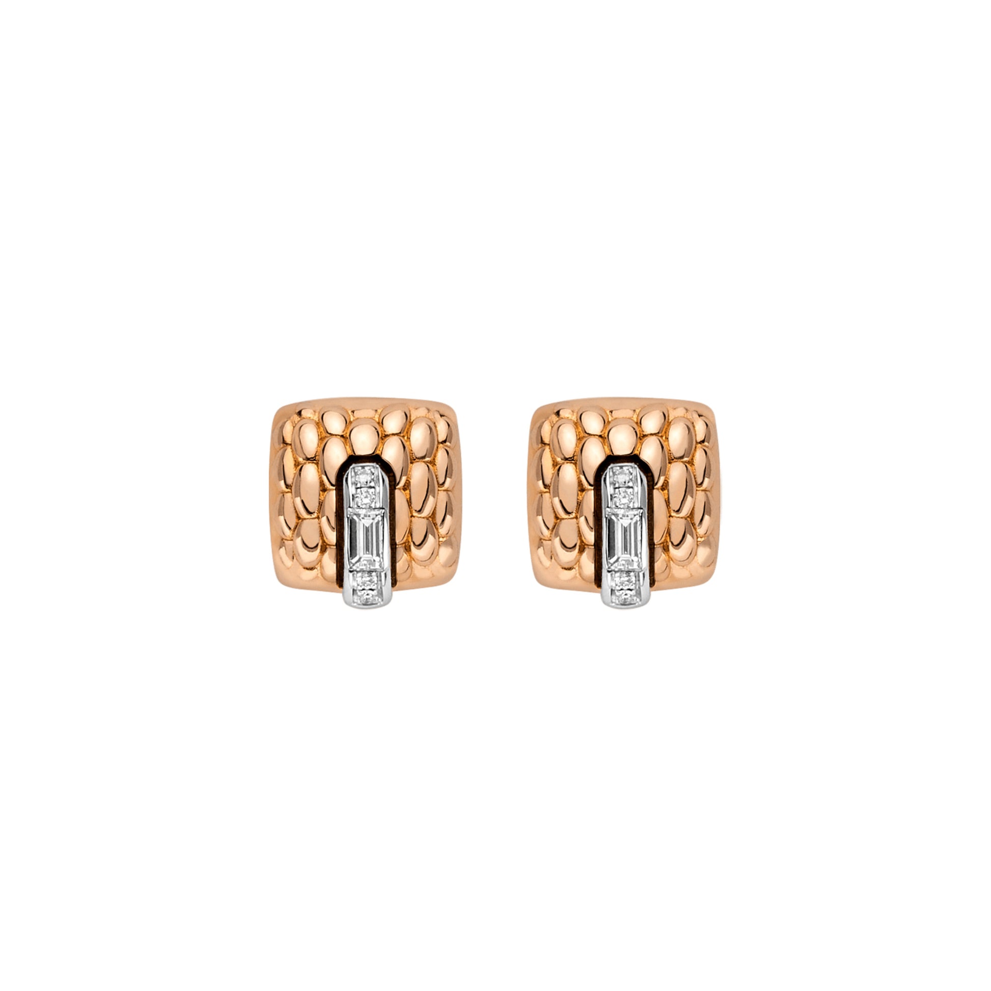 Vendôme Gold Ohrstecker mit Diamanten, Bicolor-Gold • Diamant von FOPE (58302OX_BB_R_XXX_000)
