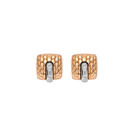 Vendôme Gold Ohrstecker mit Diamanten, Bicolor-Gold • Diamant von FOPE (58302OX_BB_R_XXX_000)