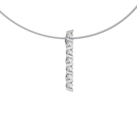 Vivida Anhänger von Niessing (N403947-3.5mm-7x-0.16ct-pt)