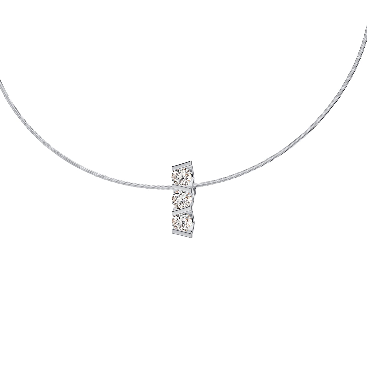 Vivida Anhänger, Platin • Diamant von Niessing (N403943-2.8mm-0.08ct-gloss-pt)