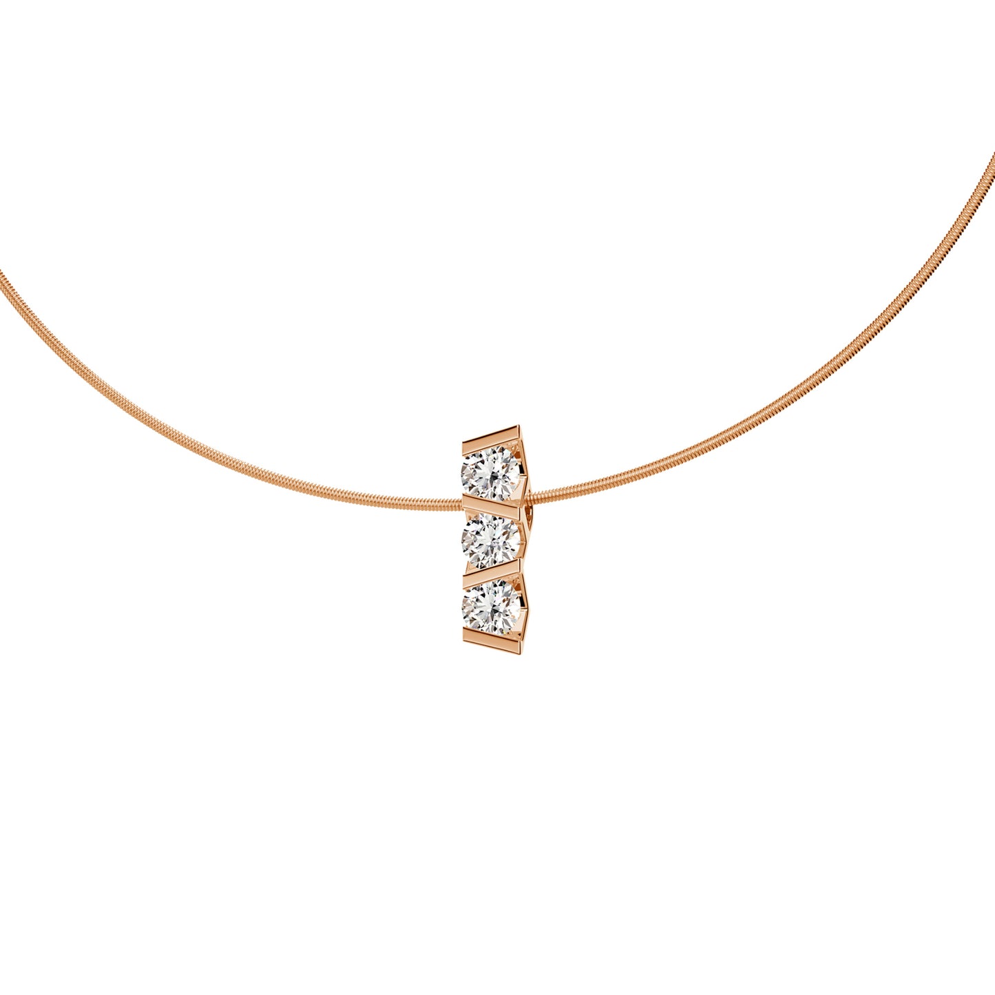 Vivida Anhänger von Niessing (N403943-3.5mm-3x-0.16ct-cr)