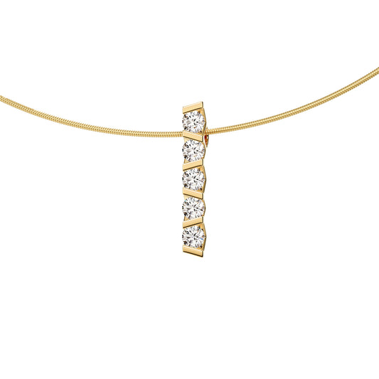 Vivida Anhänger von Niessing (N403945-4mm-0.23ct-cy)