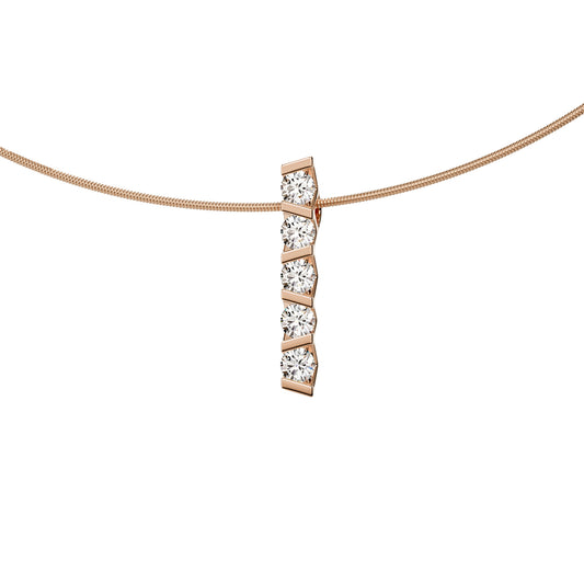 Vivida Anhänger von Niessing (N403945-4mm-0.23ct-rw)