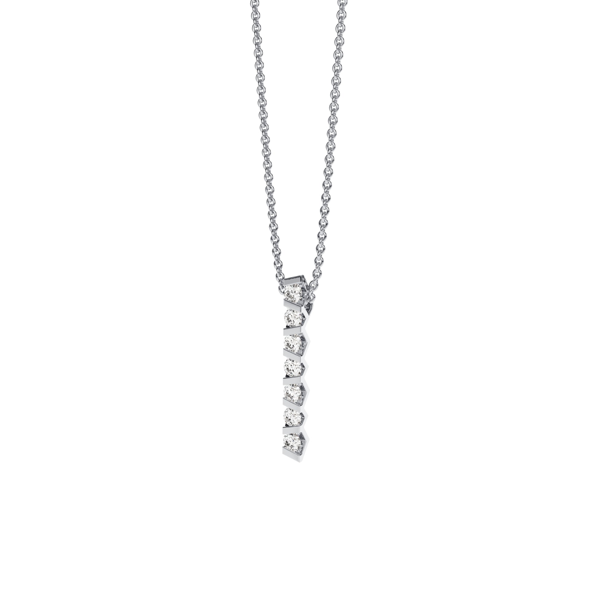 Vivida Anhänger, Platin • Diamant von Niessing (N403947-2.8mm-0.08ct-gloss-pt)