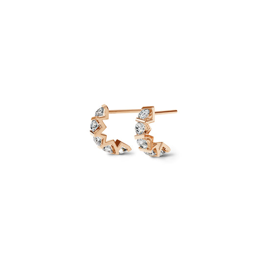 Vivida Creolen von Niessing (N404975-2.8mm-0.08ct-cr)