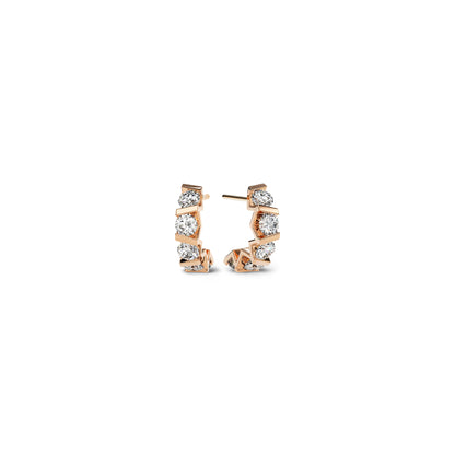Vivida Creolen von Niessing (N404975-2.8mm-0.08ct-cr)
