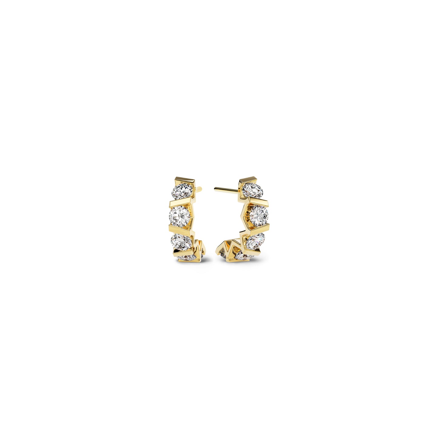 Vivida Creolen von Niessing (N404975-2.8mm-0.08ct-cy)
