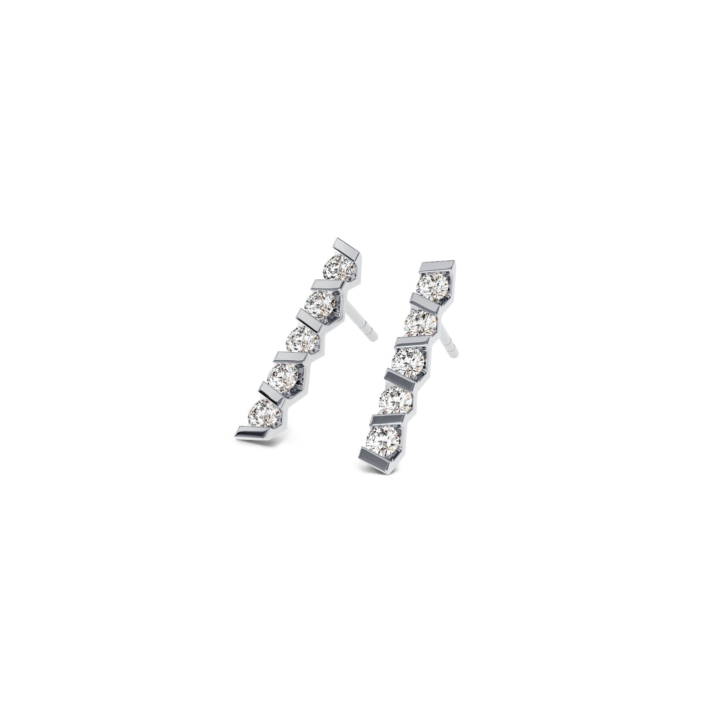 Vivida Ohrstecker von Niessing (N404945-2.8mm-0.08ct-pt)