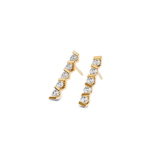 Vivida Ohrstecker von Niessing (N404945-4mm-0.23ct-cy)