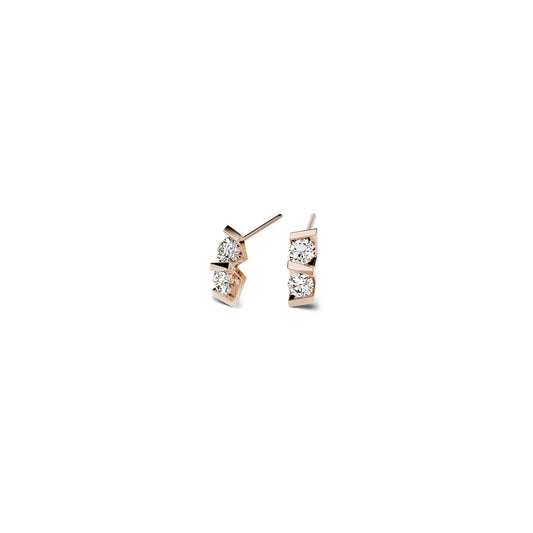 Vivida Ohrstecker von Niessing (N404972-3.5mm-0.16ct-rw)