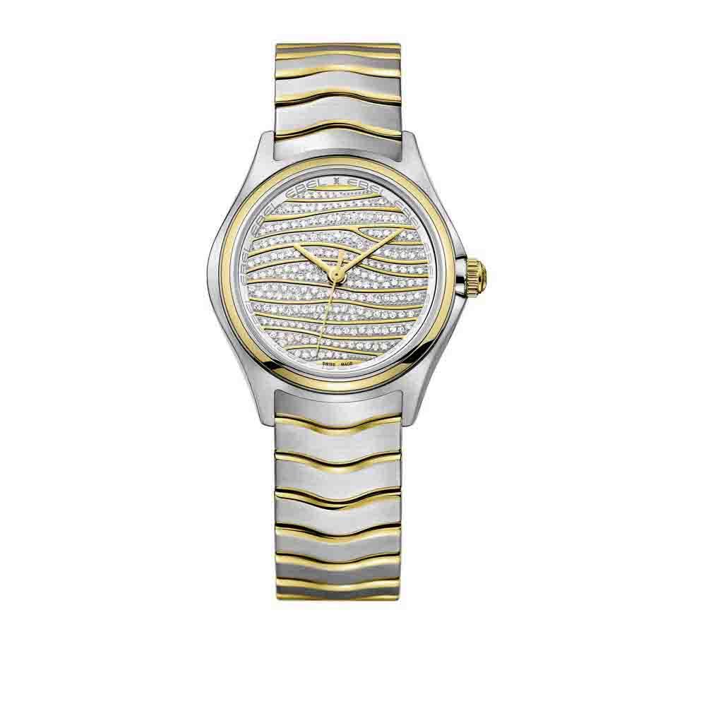 Wave Lady, Edelstahl • Diamant • Quarz von EBEL (1216284)