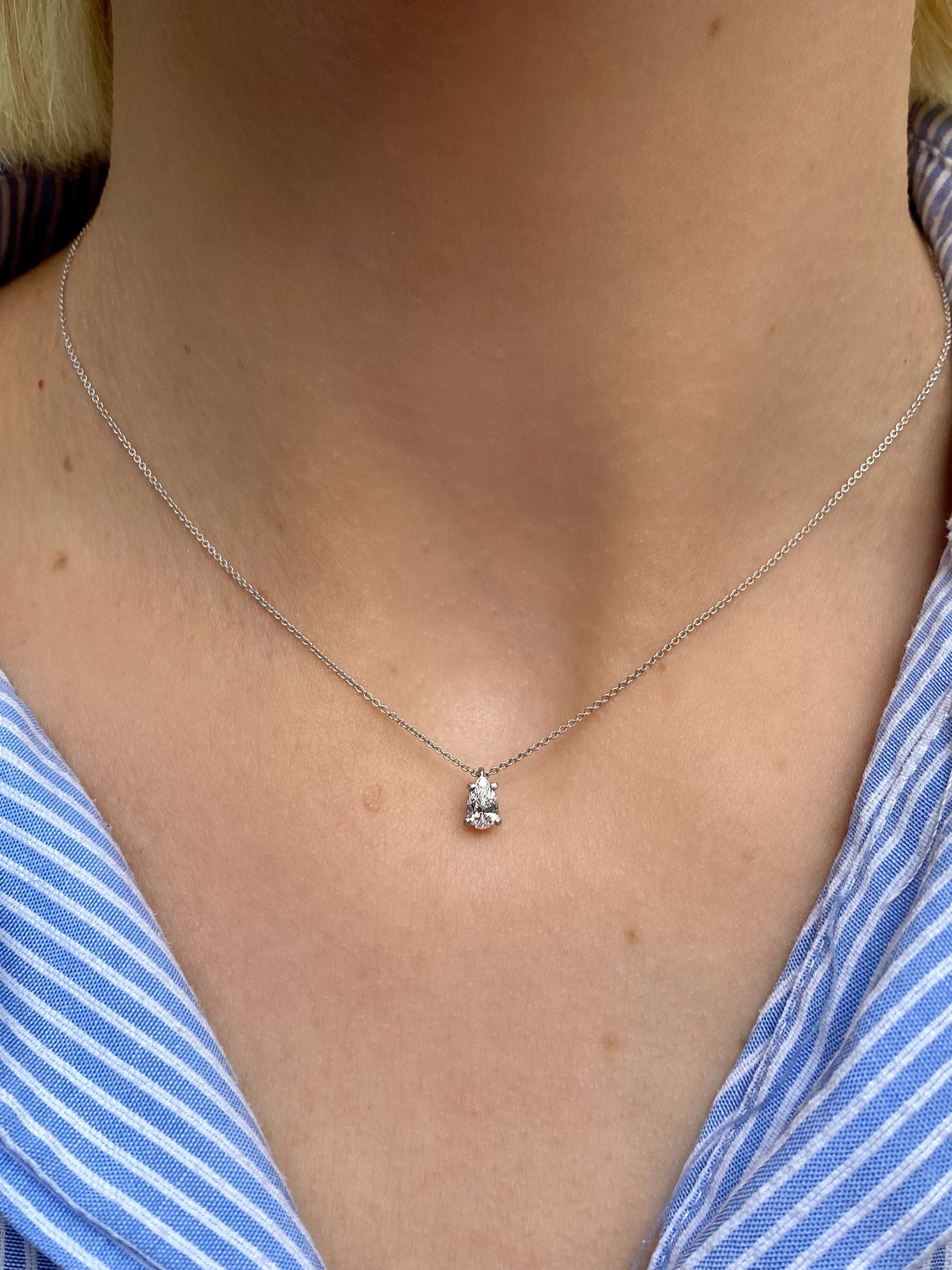 Zoe Kette, recyceltes Gold & Labordiamant