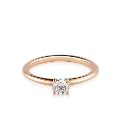 Ring Bella, Solitärring aus Roségold mit Diamant 0.3 ct. von The Good Bling online kaufen (Ref. )