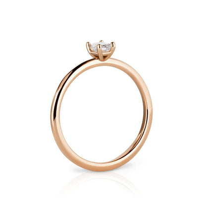 Ring Bella, Solitärring aus Roségold mit Diamant 0.3 ct. von The Good Bling online kaufen (Ref. )