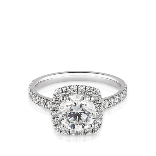 Ring Ruby, Weißgold mit Diamant 1.5 ct. von The Good Bling online kaufen (Ref. TGB-Ruby-Ring-WG-15)